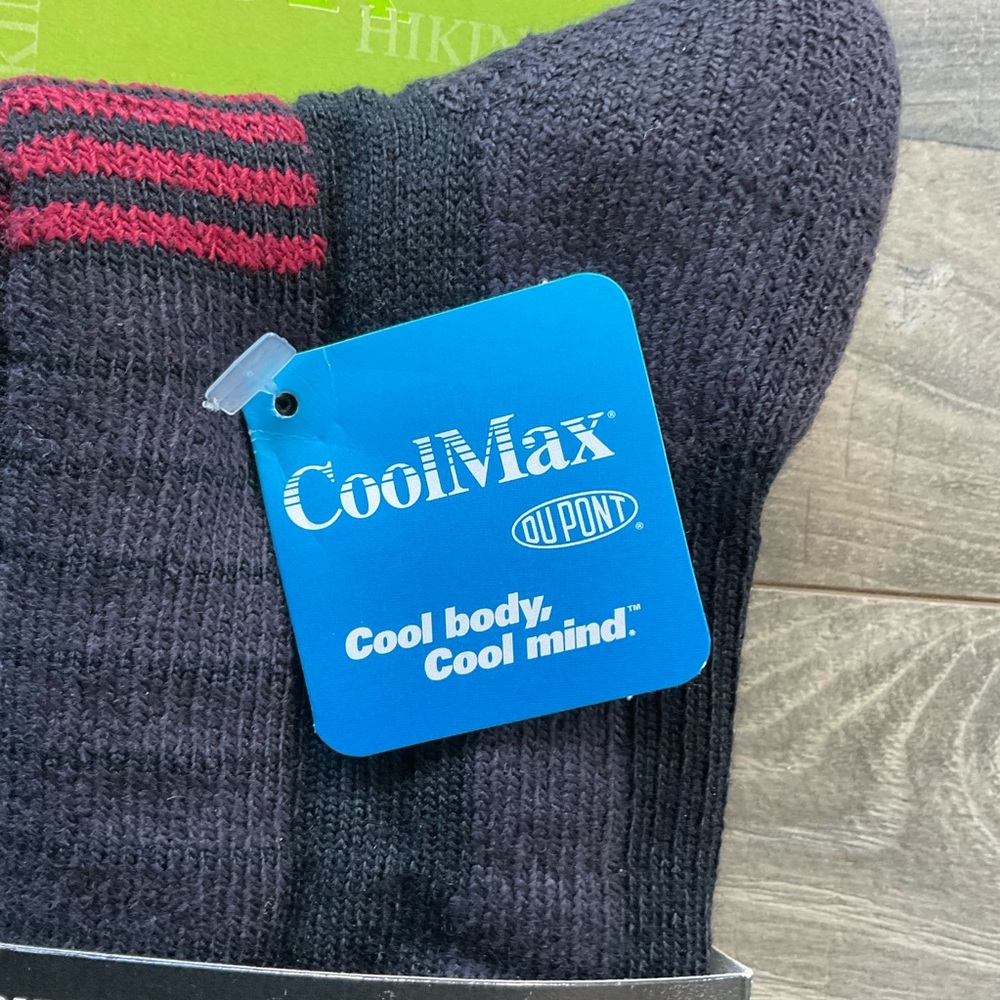 VTG Birkenstock Coolmax Hiking Socks Unisex MEDIUM Women’s 6.5-9.5 Men’s 5.5-8.5 - Picture 3 of 8